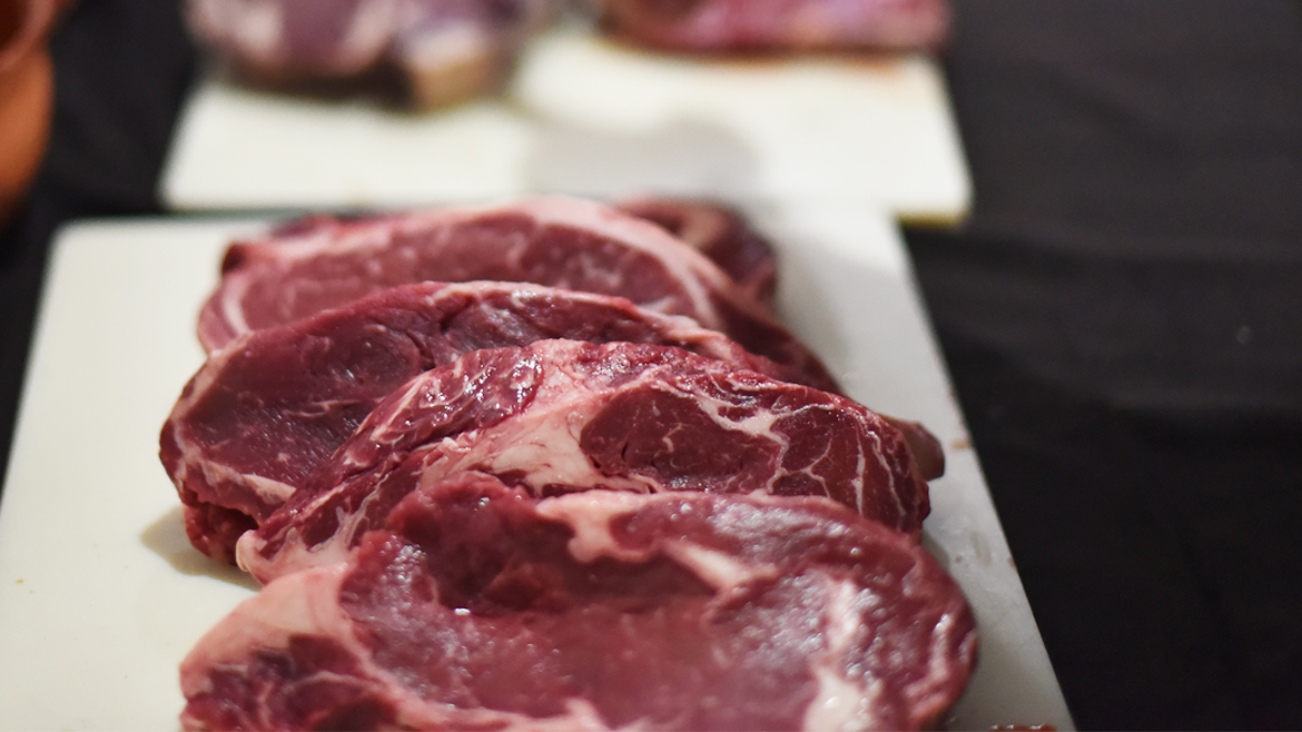 Clase de parrilla y carne